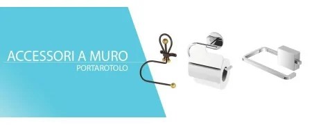 Porta Carta Igienica da Muro: Portarotoli Bagno - InBagno