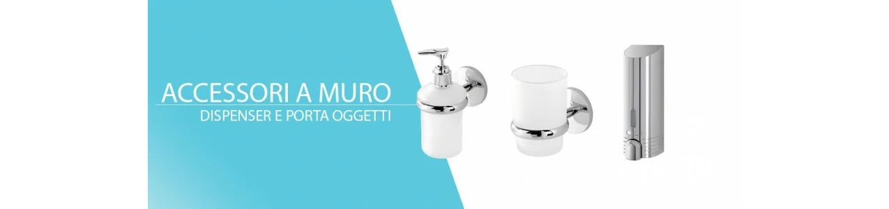 Porta Oggetti e Dispenser sapone da Muro e da Parete - InBagno