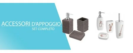 Set Accessori Bagno Online: d'Appoggio e Moderni - InBagno