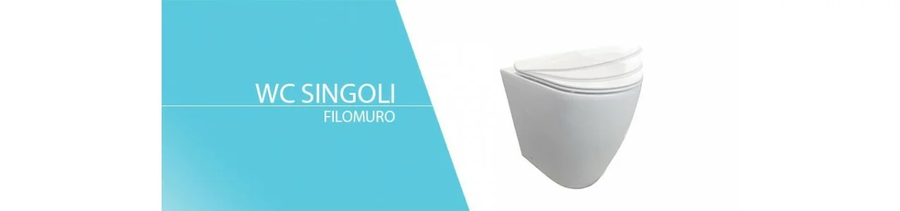 WC singoli filomuro | Sanitari Bagno