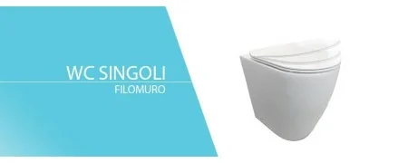 WC singoli filomuro | Sanitari Bagno