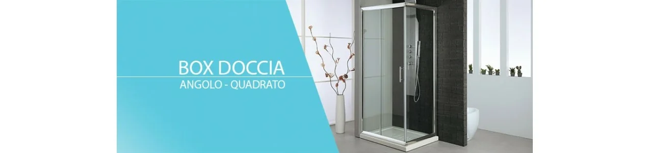 Box doccia ad angolo quadrato