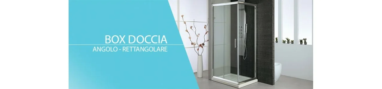 Box doccia ad angolo rettangolari